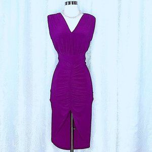 Purple High Low Dress